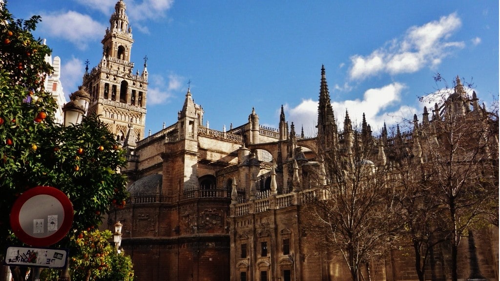 Catedral de Sevilla, una de las catedrales más grandes de España