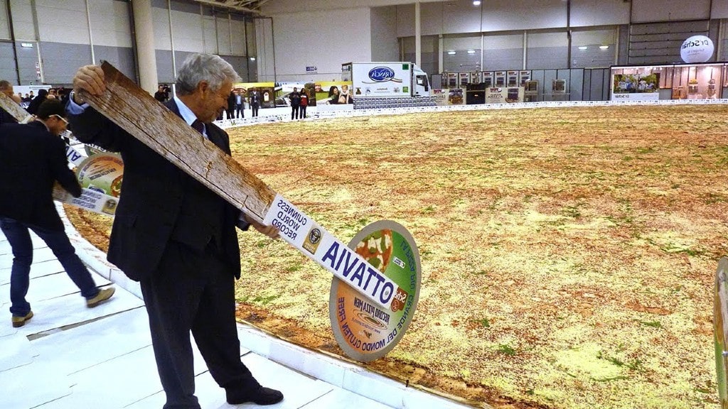 La pizza más grande del mundo jamás creada